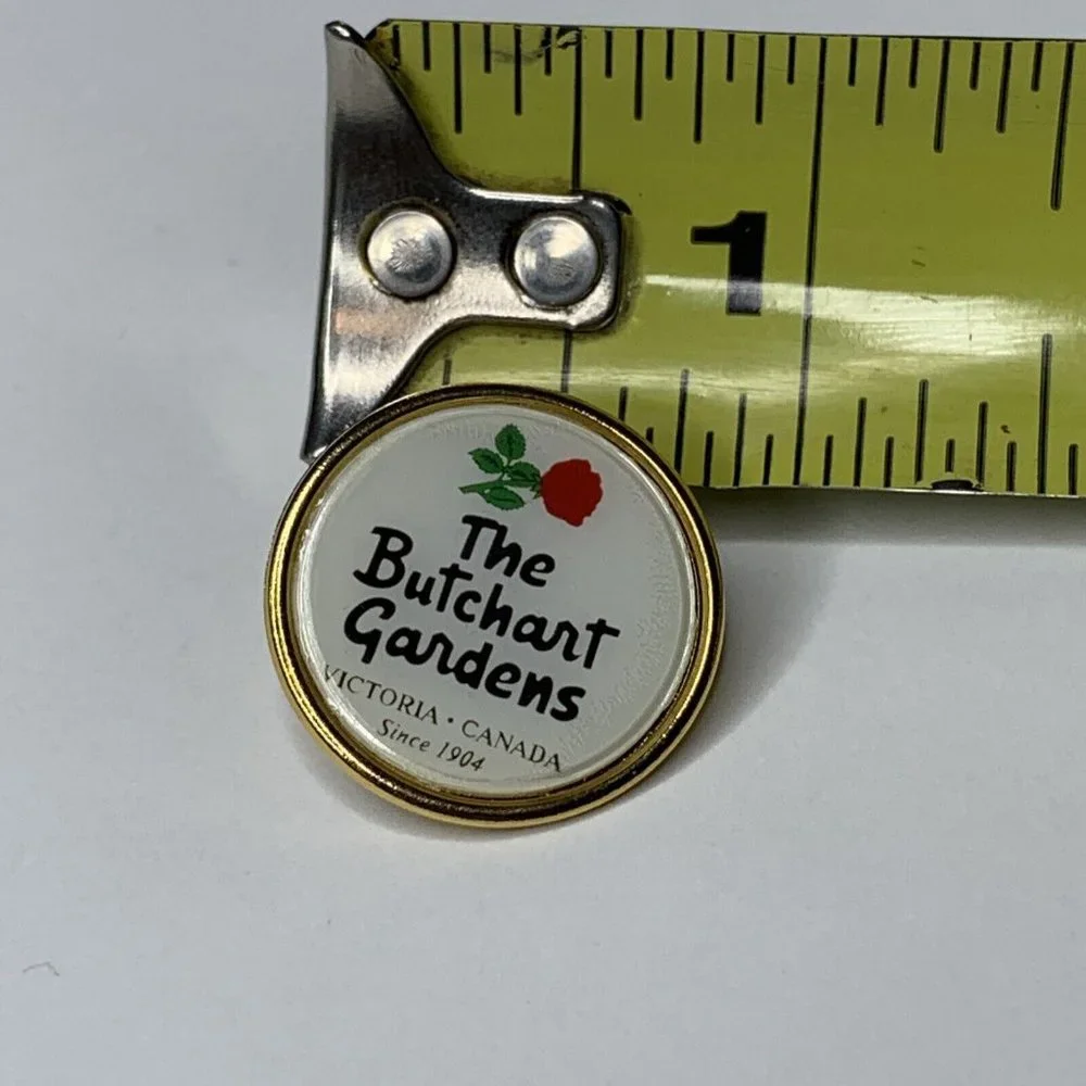 Butchart Gardens Round Lapel Pin Victoria - Canada - Picture 4 of 5